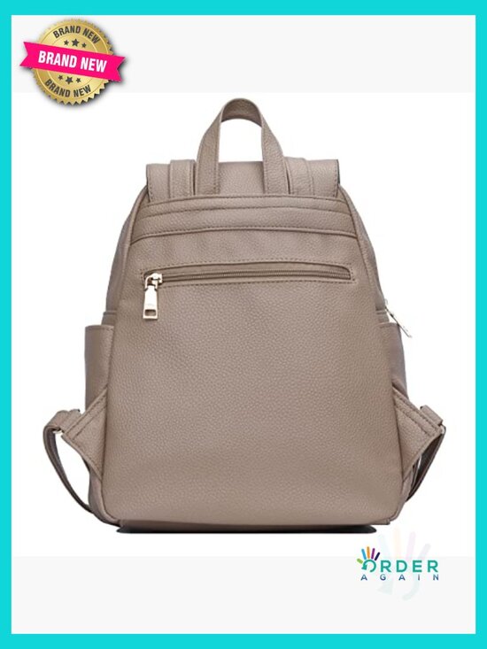 Quilted Trendy Leather Backpack Purse Fashion Travel Daypack Shoulder Bag main image 5